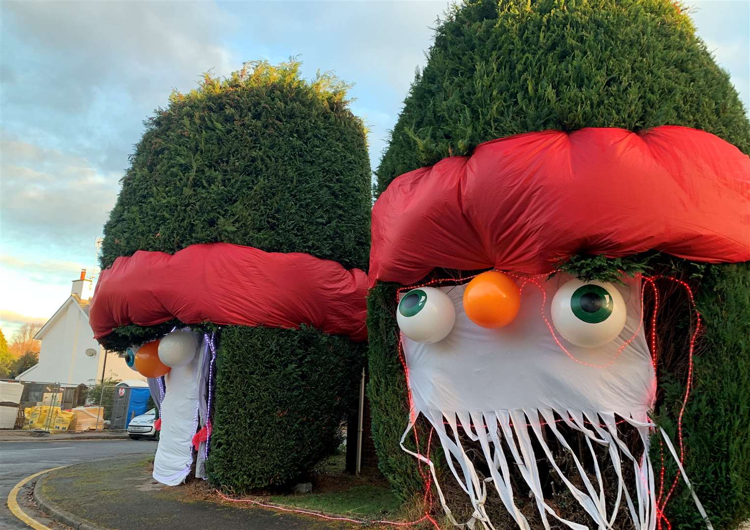 David hopes it will bring a smile to people walking back from the Kent and Canterbury Hospital who might have received bad news