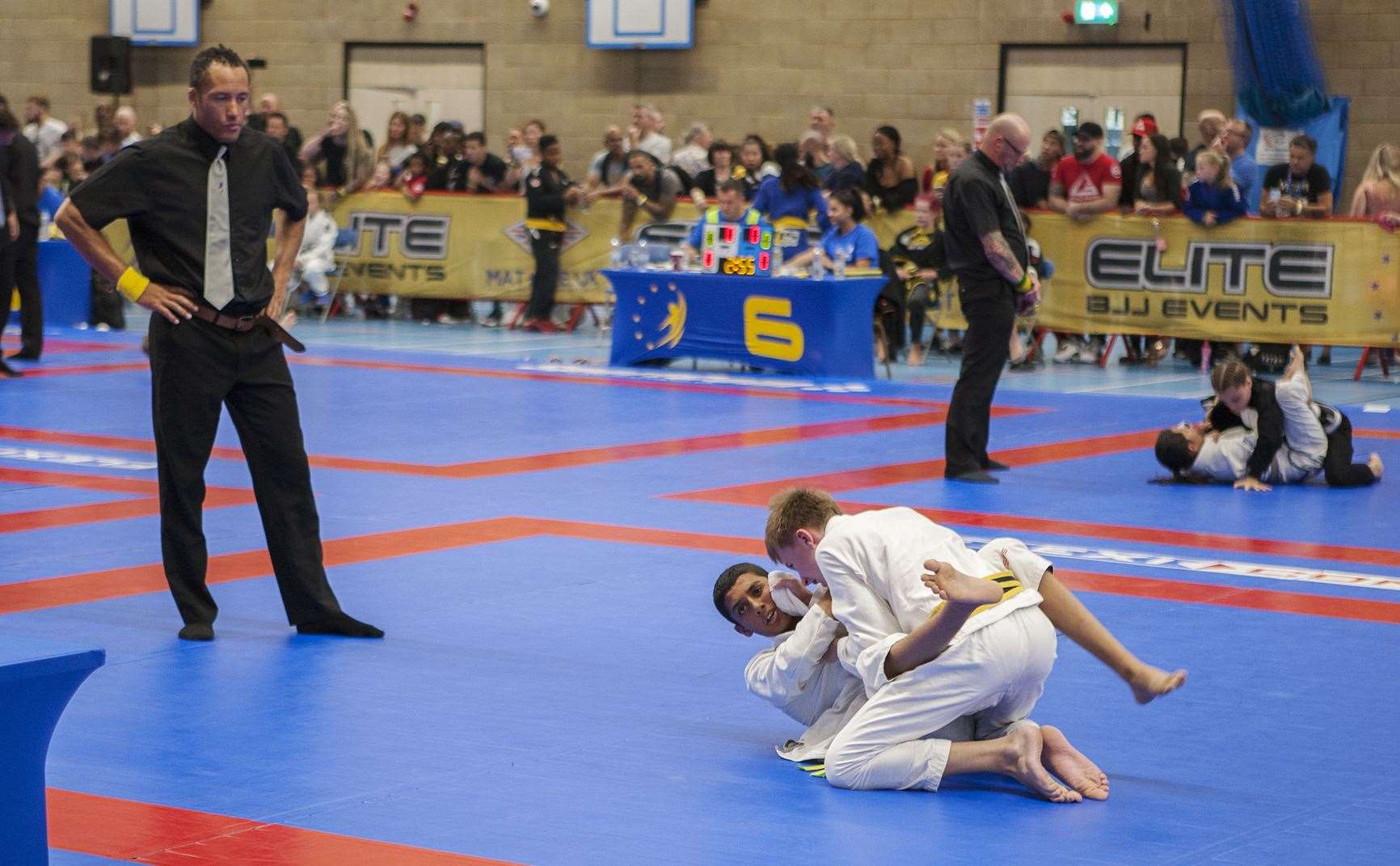 Combat Sports Academy's Jeevan Singh Shokar at the Junior European BJJ Championships in Wolverhampton in September