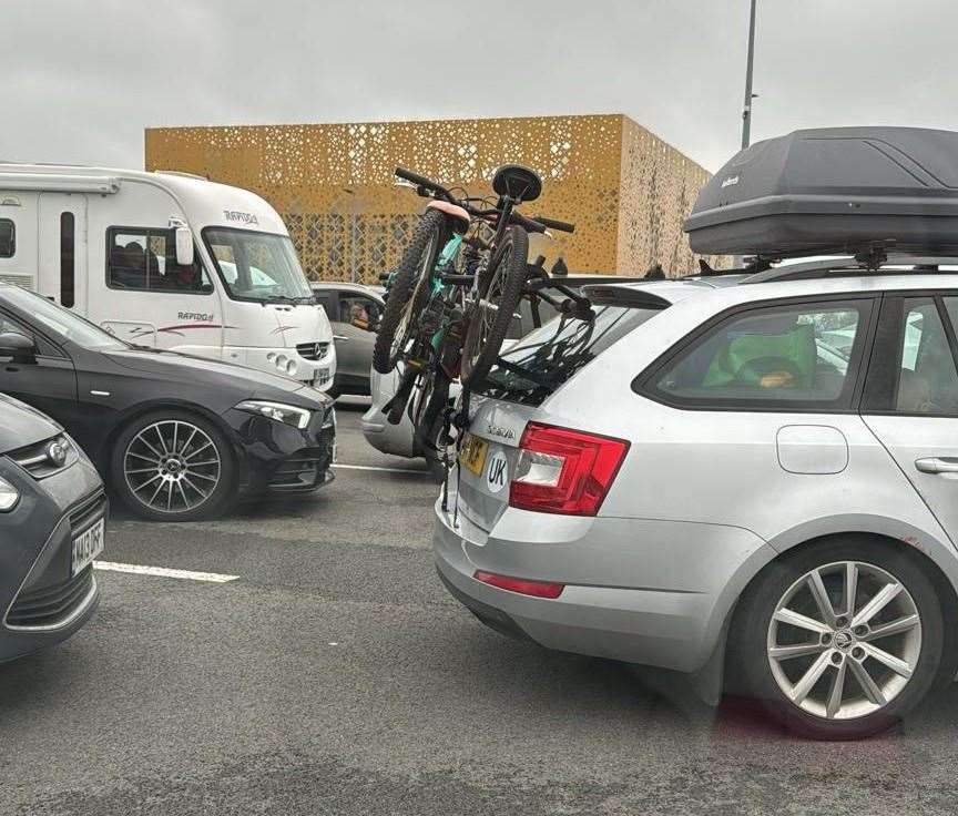 Families have queued for fours trying to get home from the Port of Calais