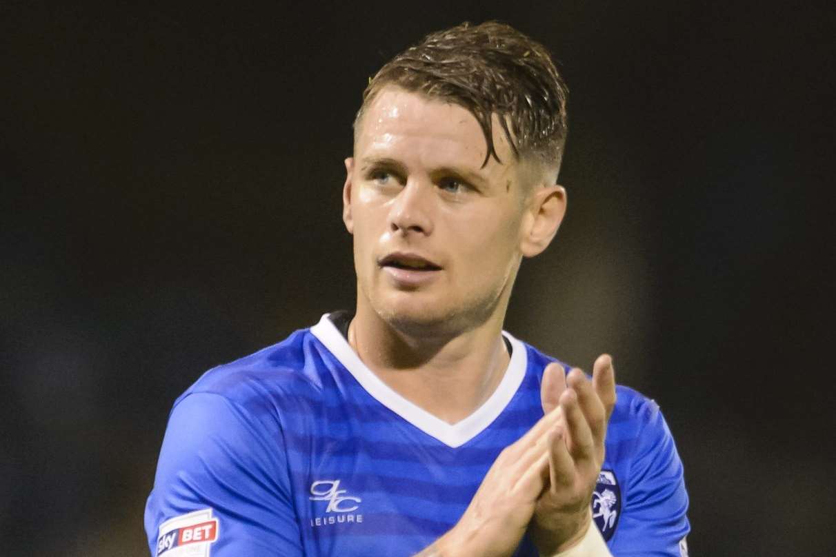 Gillingham midfielder Mark Byrne Picture: Andy Payton