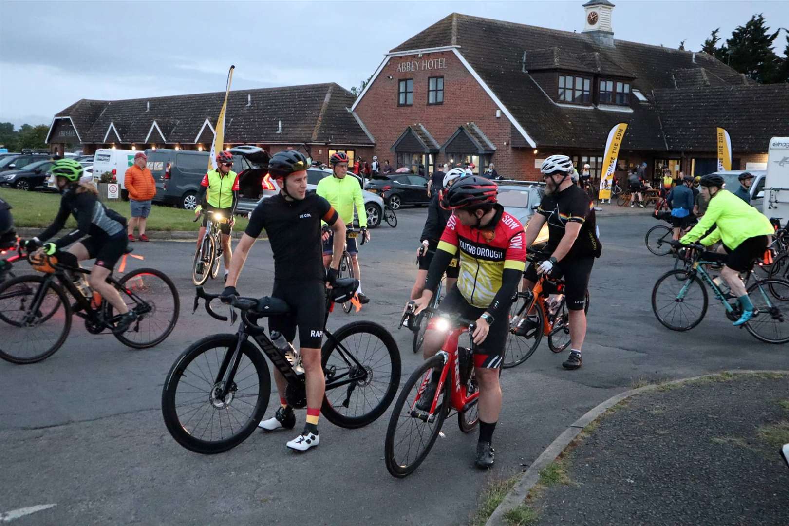 Nine hundred cyclists took part in the annual Chase the Sun bike ride from Minster to Weston-super-Mare. Picture: John Nurden