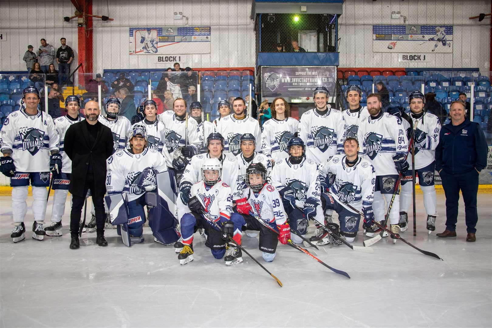 Invicta Dynamos took on the Romford Raiders at Planet Ice, Gillingham last weekend Picture: David Trevallion