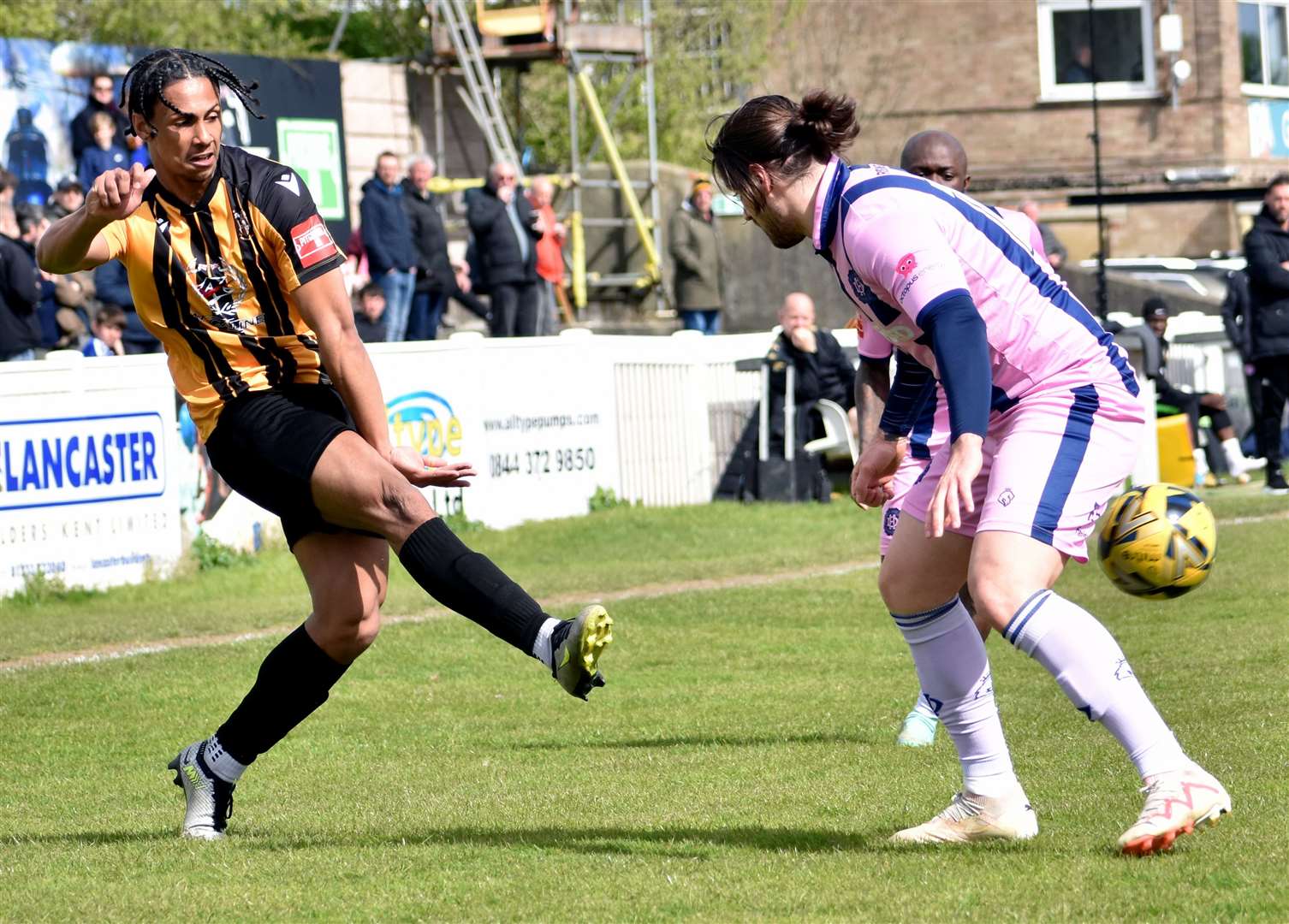 Young winger Jordan Ababio - has returned to Margate from Folkestone. Picture: Randolph File