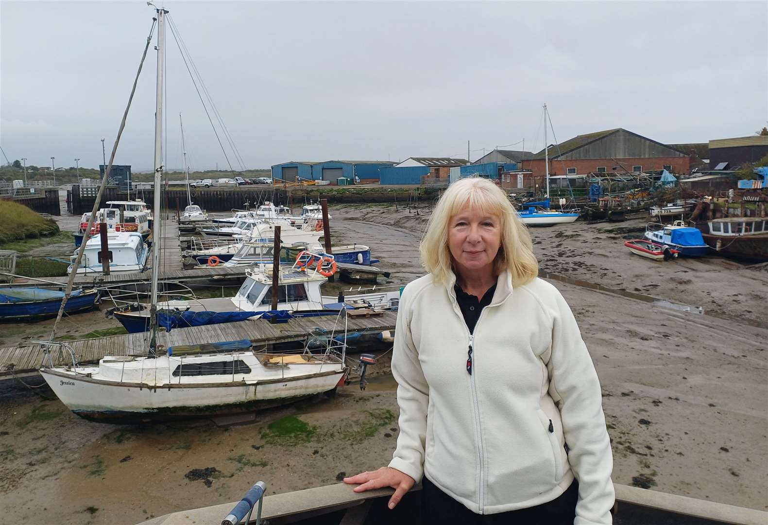 Jo Fray is the current manager of Mantid Marina and is helping boaters find a new place to moor