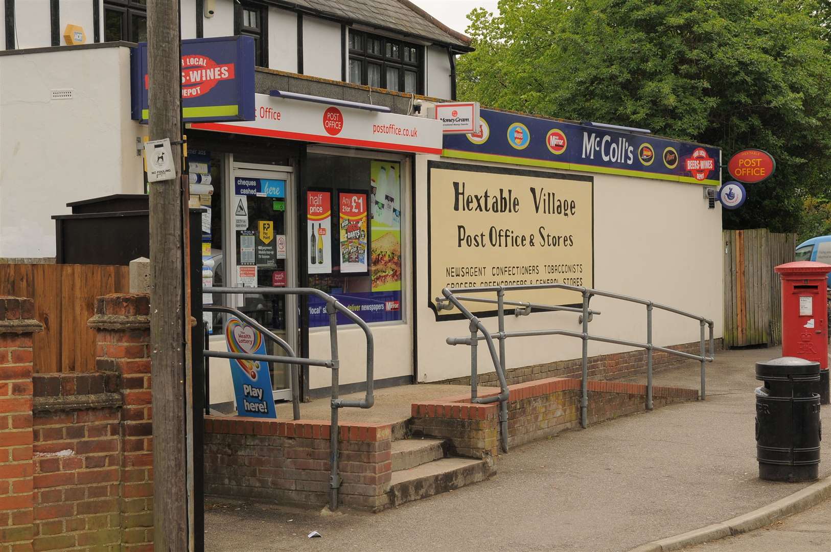 The post office in Hextable