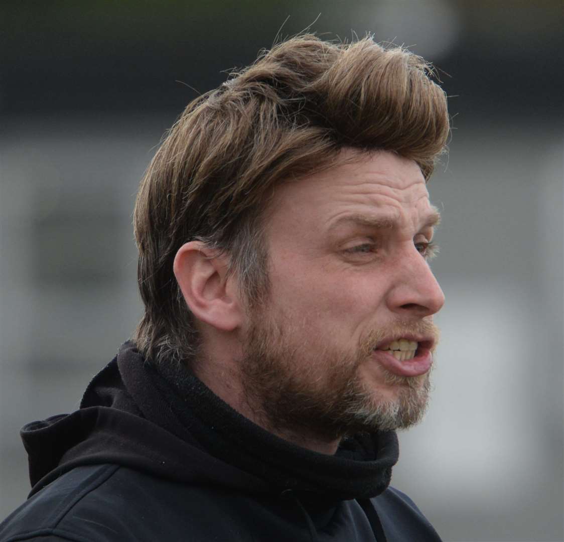 Faversham manager James Collins. Picture: Chris Davey