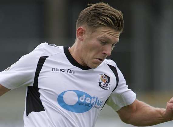 Dartford striker Andy Pugh Picture: Andy Payton