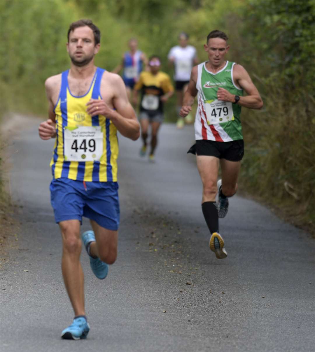 David Weston (No.449) of Tunbridge Wells Harriers. Picture: Barry Goodwin