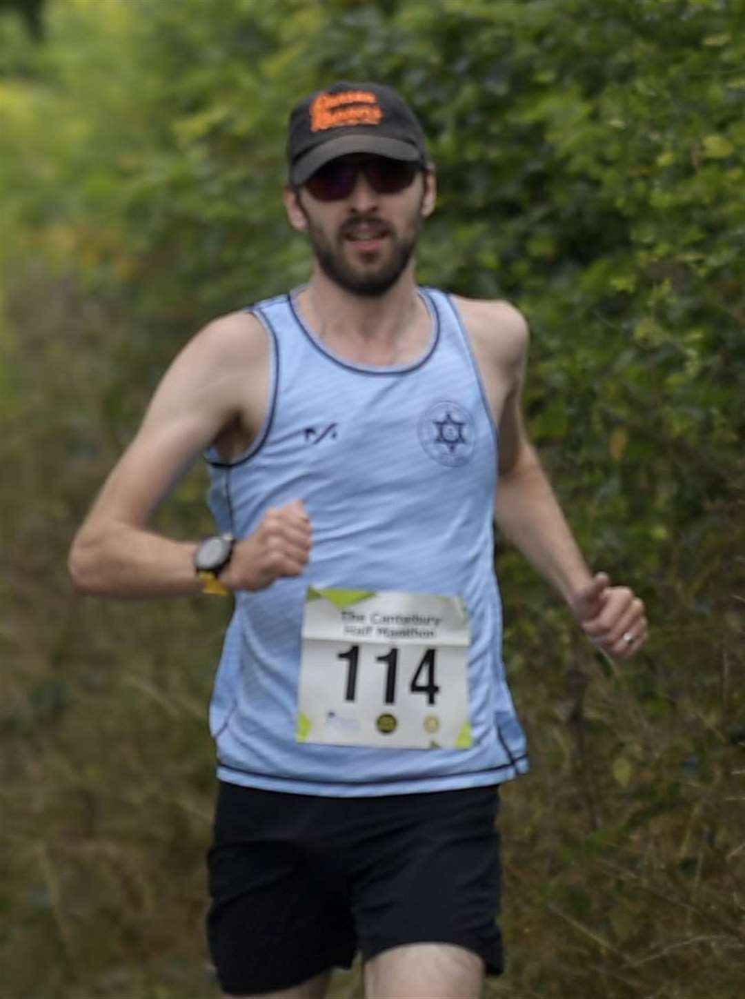 Ray Ramsay of Cambridge Harriers was among the field. Picture: Barry Goodwin