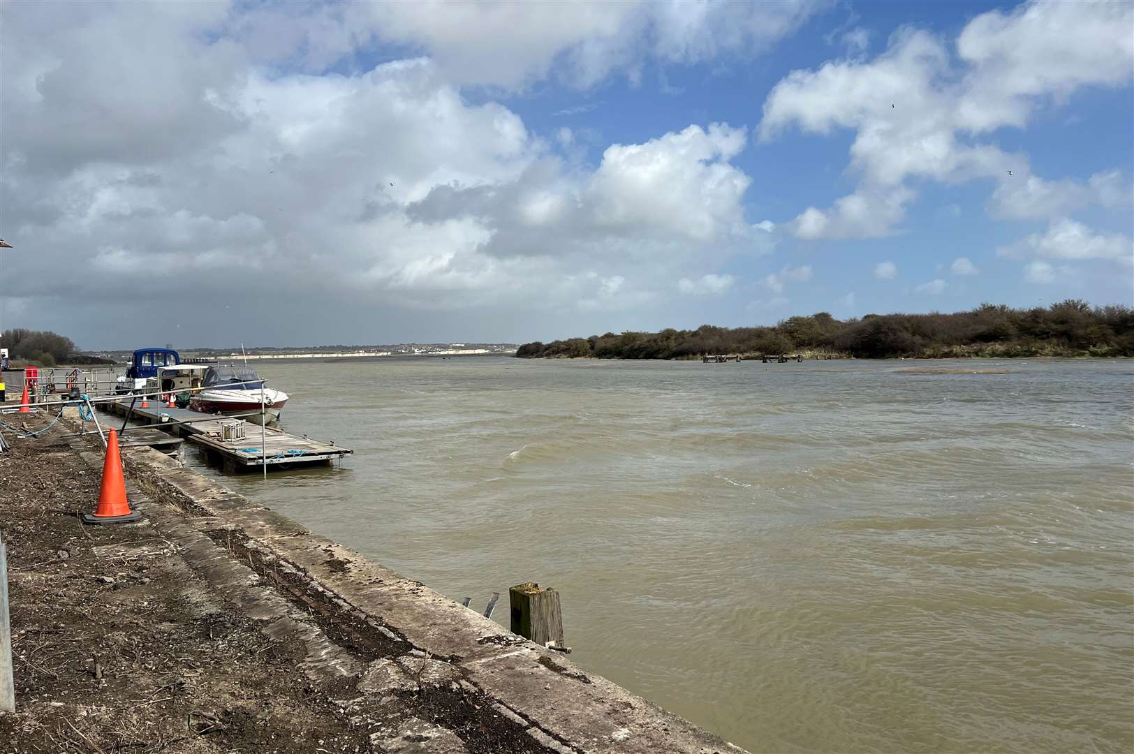 Where the pontoons would go. Picture: Carl Davis