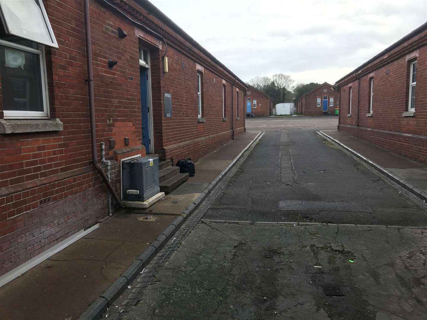 Napier Barracks in Folkestone, where hundreds of asylum seekers have been living since last September. Picture: Independent Chief Inspector of Borders and Immigration