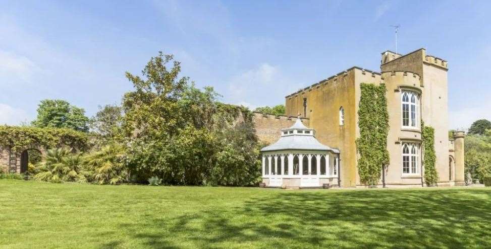 Oxney Court is an elegant Grade ll baronial gothic manor house Picture: UK Sotheby's International Realty - Cobham