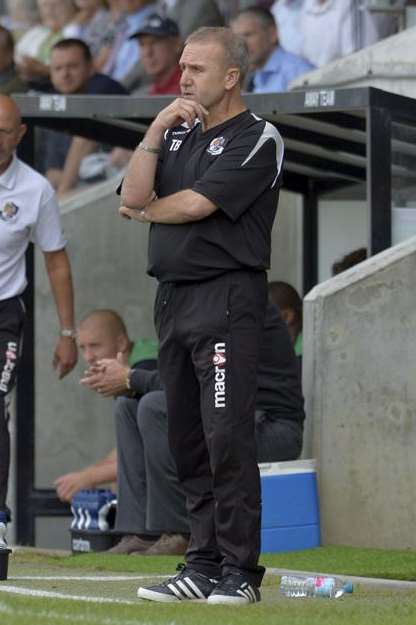 Dartford manager Tony Burman Picture: Andy Payton