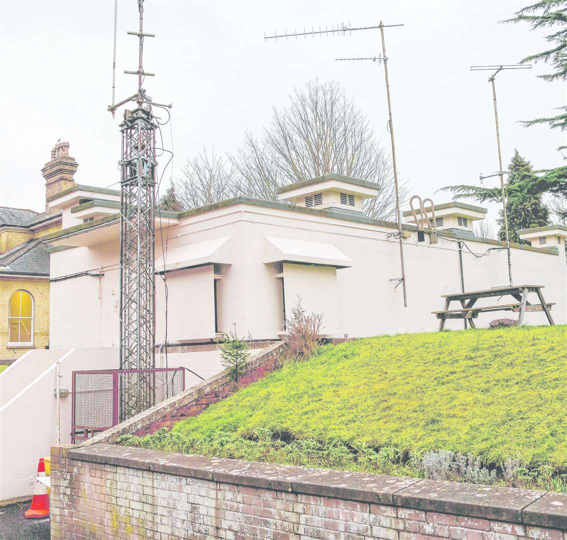 This nuclear bunker situated in London Road, Maidstone, was kept a secret until the 1990s. Picture: Matthew Walker