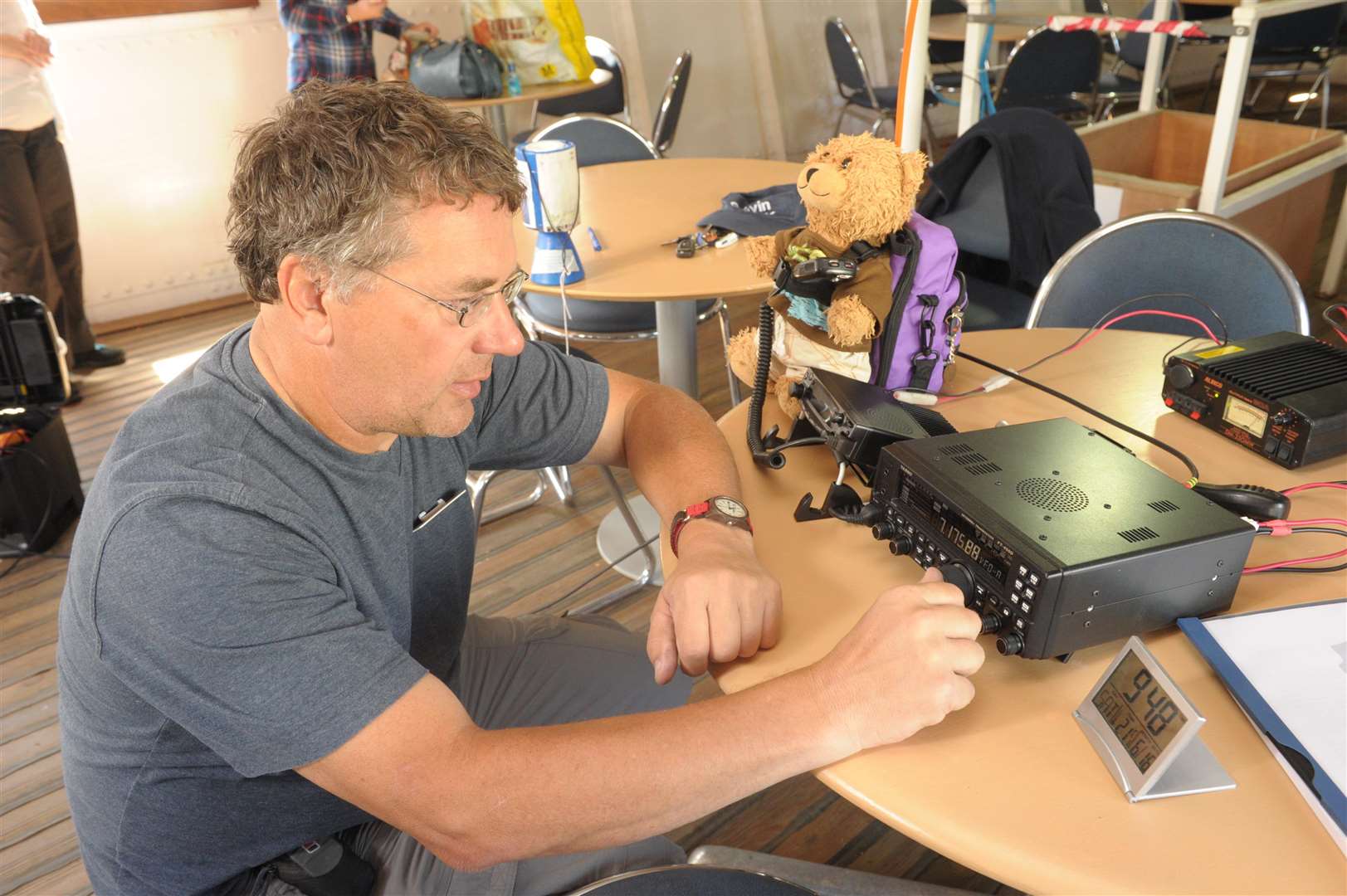 Amateur radio enthusiasts are transmitting worldwide to historic ships, Kevin Richardson tunes in