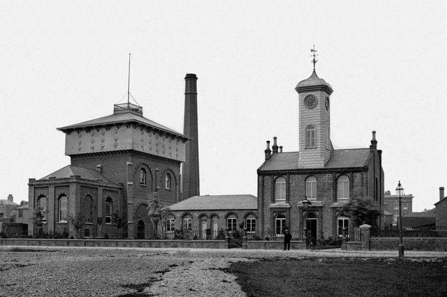 The water tower in 1898. Picture: Colin Harvey