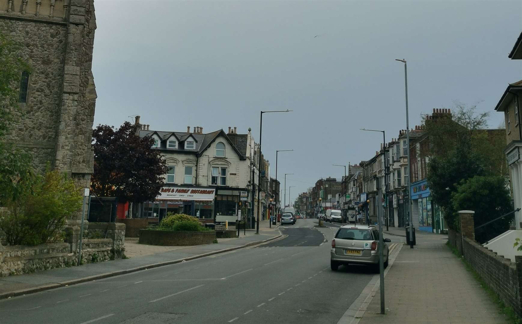 The incident happened in Northdown Road in Cliftonville