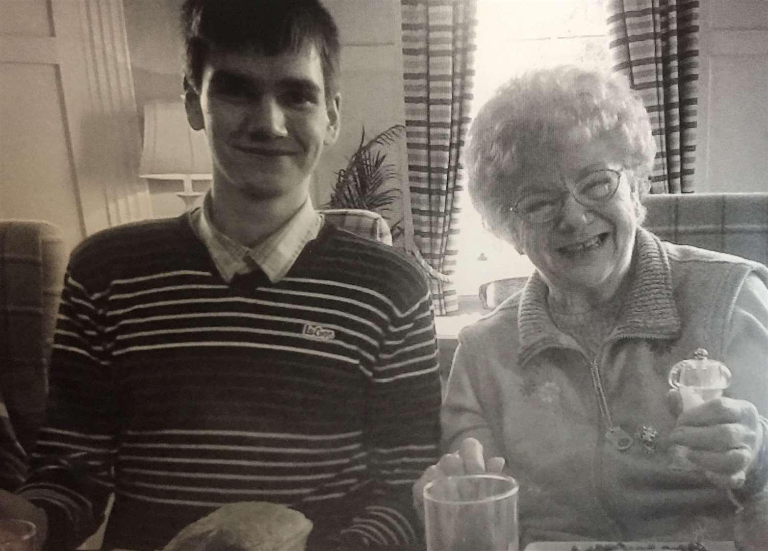 Daniel with his grandma Barbara