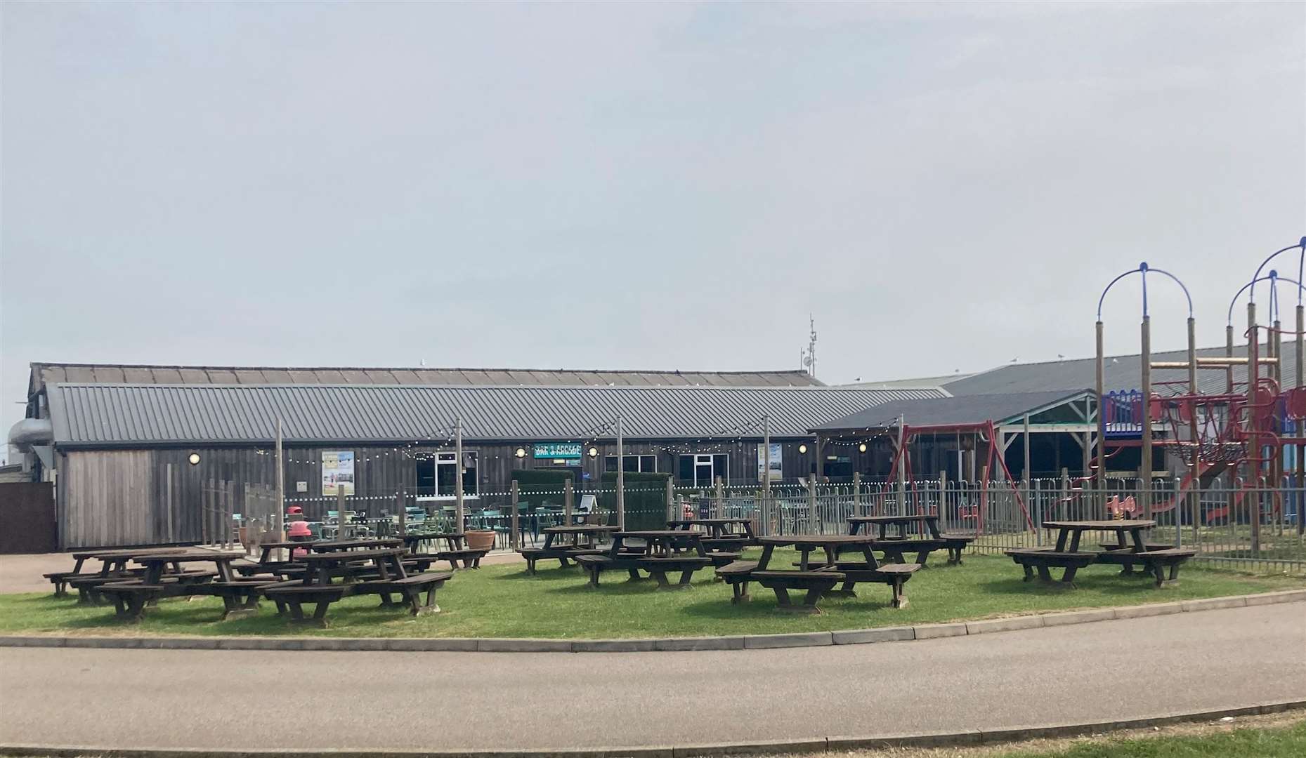 Harts Holiday Park in Leysdown has been left with water. Picture: Lucia Smith