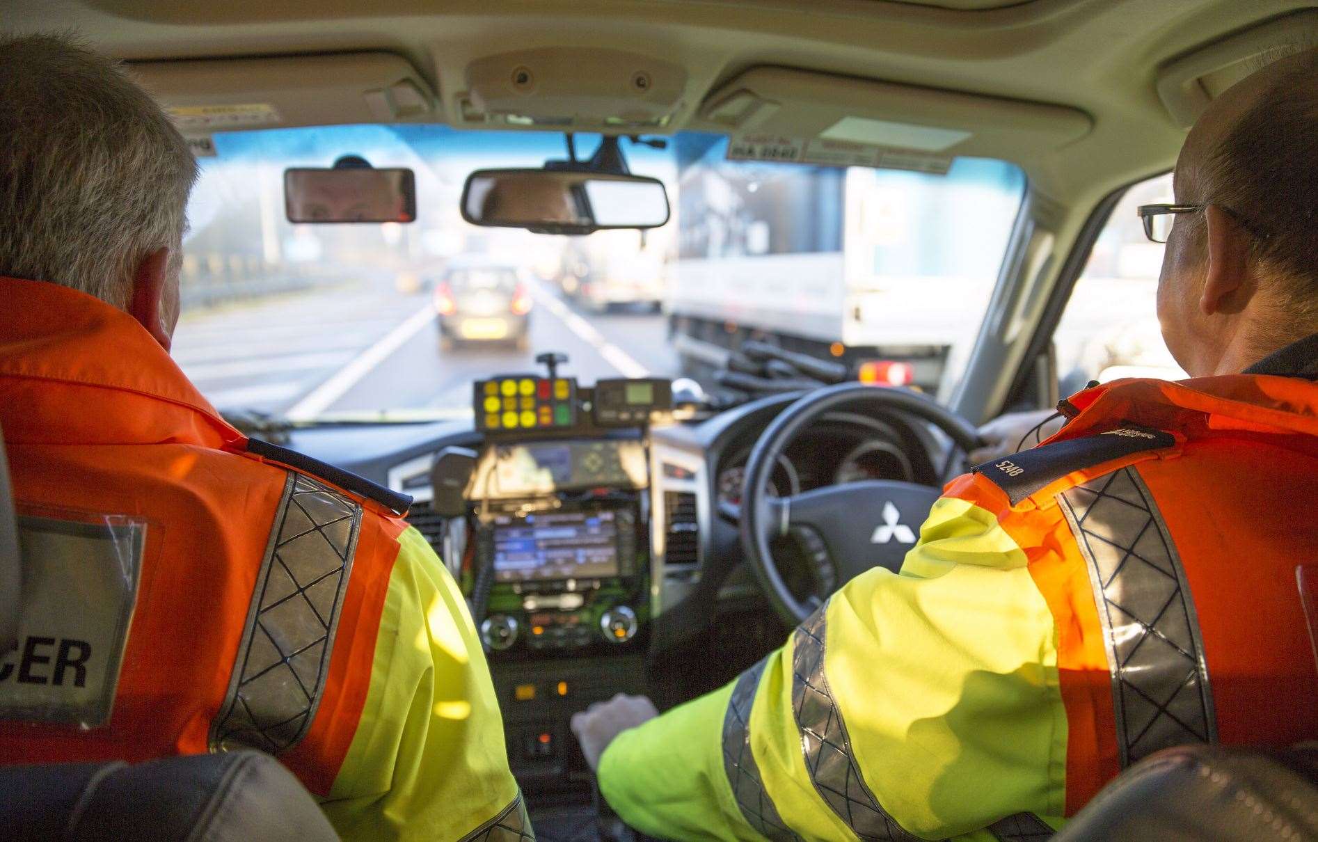 Highways England officers out on patrol