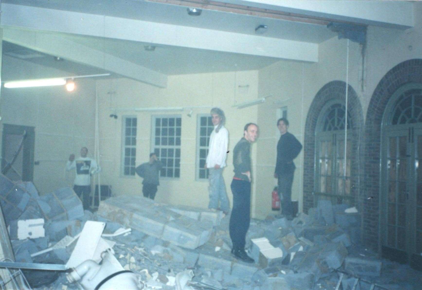 Work to convert the Tunbridge Wells toilet block into the Forum music venue, before it opened in 1993. Images: The Tunbridge Wells Forum.