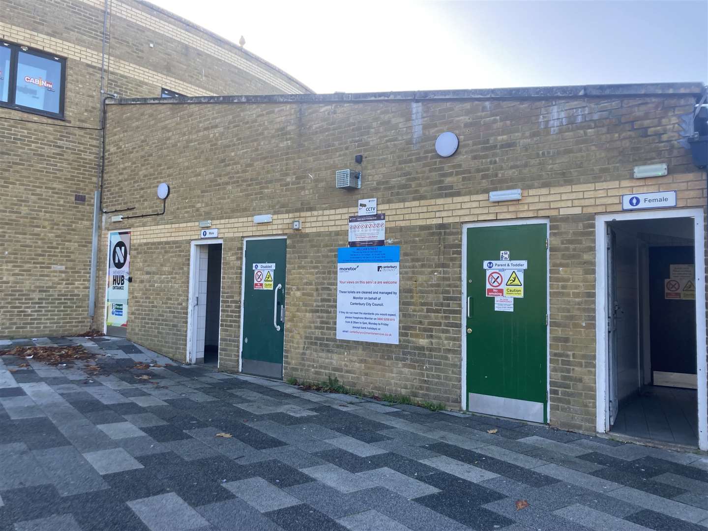 The toilets in William Street, Herne Bay