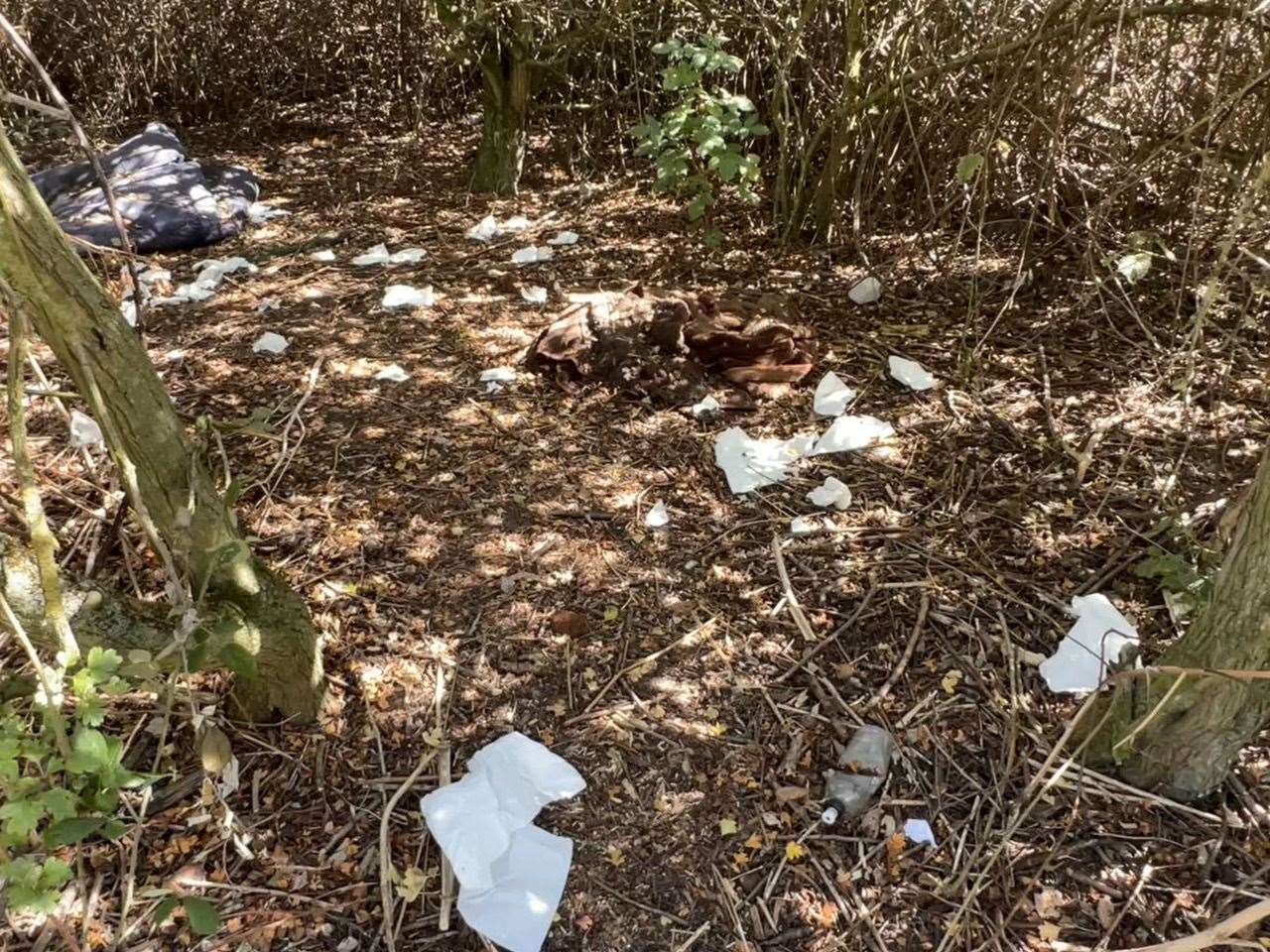 Waste left behind on Scrapsgate playing fields