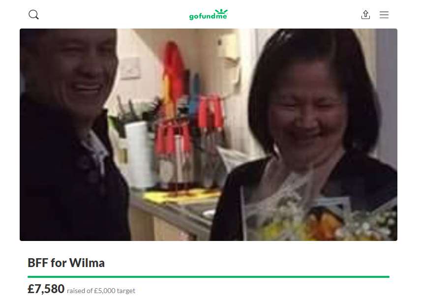 A fundraiser has been set up in memory of Ate Wilma Banaag (GoFundMe/PA)