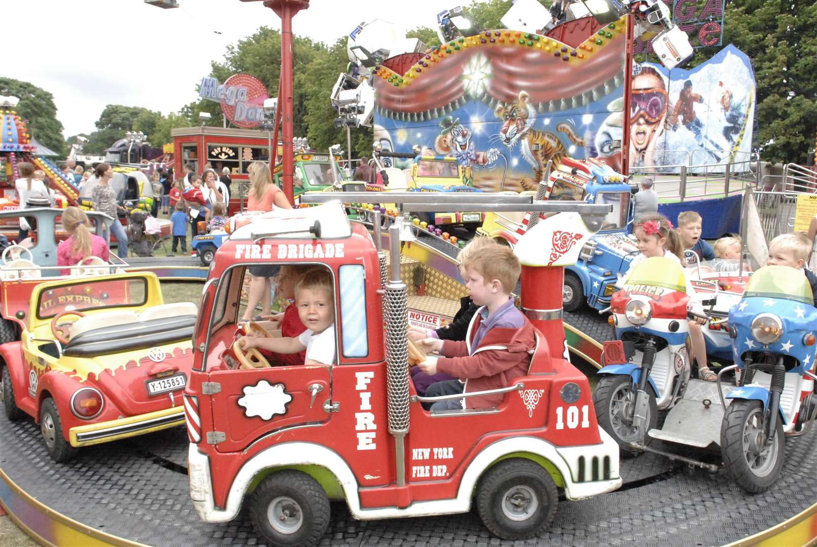 The funfair in Memmorial Park, Herne Bay on Wednesday. Picture: Chris Davey FM2737151 (3603141)