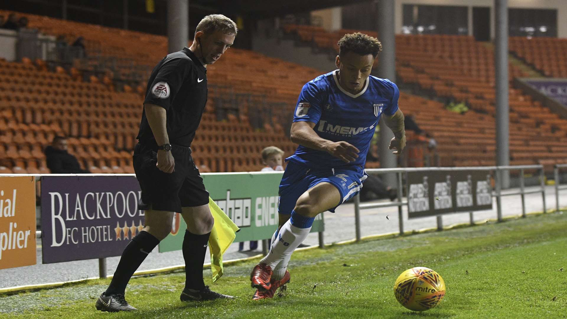 Elliott List has just the linesman for company on the wing Picture: Barry Goodwin