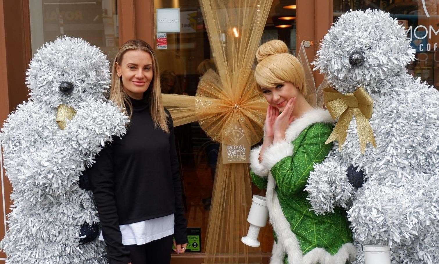 Momentum Coffee Shop in Mount Pleasant Road, Tunbridge Wells, receives a door bow, from RTW Together Business Improvement District Picture: RTW Together Business Improvement District