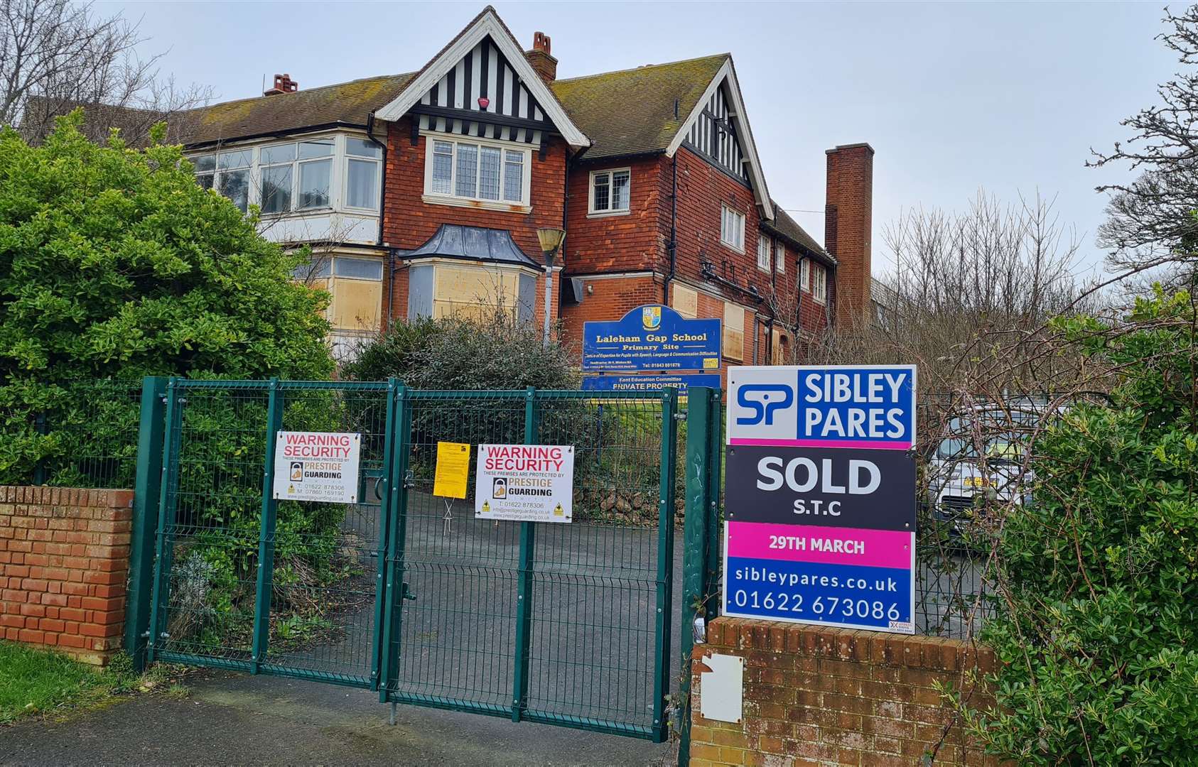 The former Laleham Gap School in Broadstairs has been sold