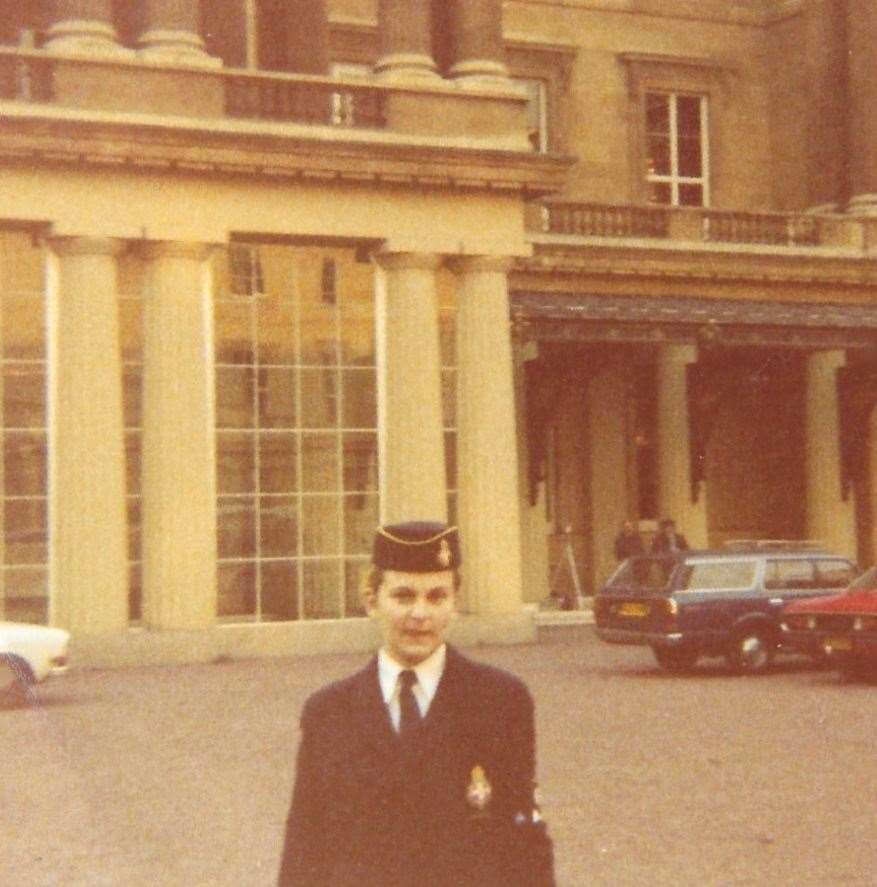 Jane Haystead at Buckingham Palace