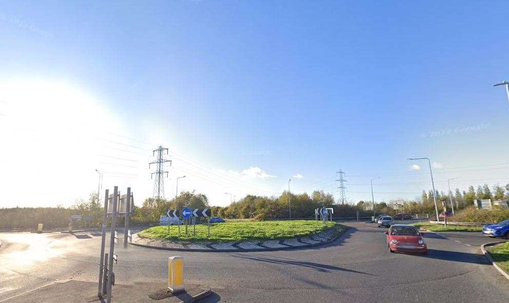 The Swale Way roundabout, Kemsley. Picture: Google Maps