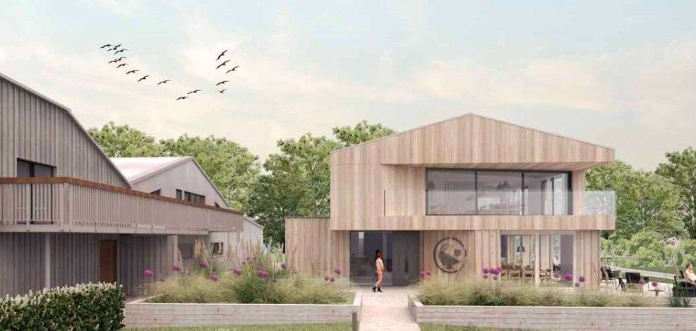 How The Nest Building at Gusbourne Vineyard could look. Photo: Gusbourne Vineyard