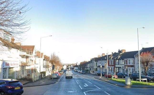 Kavell Gottshalk, 21, was arrested in Rock Avenue, Gillingham. Picture: Google