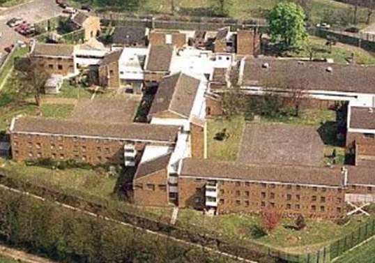 An aerial view of Rochester's Cookham Wood prison. Picture: Mike Gunnill