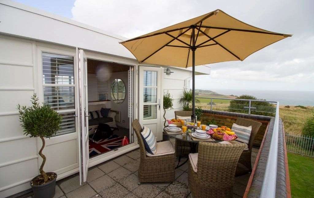 What a view while enjoying afternoon tea at the former coastguard station at St Margaret's near Dover. Pic: Marshall and Clarke Estate Agents