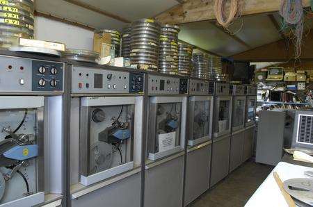 Flossy the oldest working digital computer (50 years old this year) at Buss Farm where Darling Buds of May was filmed.