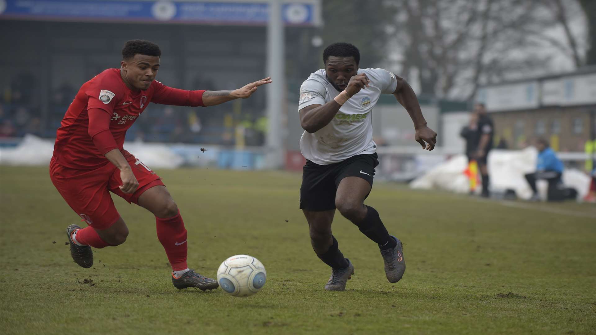 Femi Ilesanmi on the attack. Picture: Tony Flashman