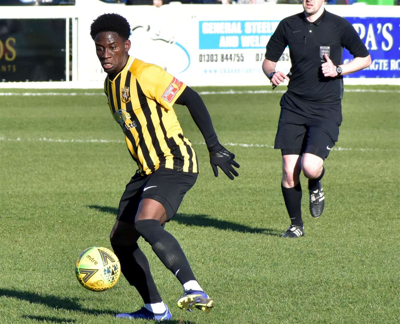 Luke Wanadio on the ball. Picture: Randolph File