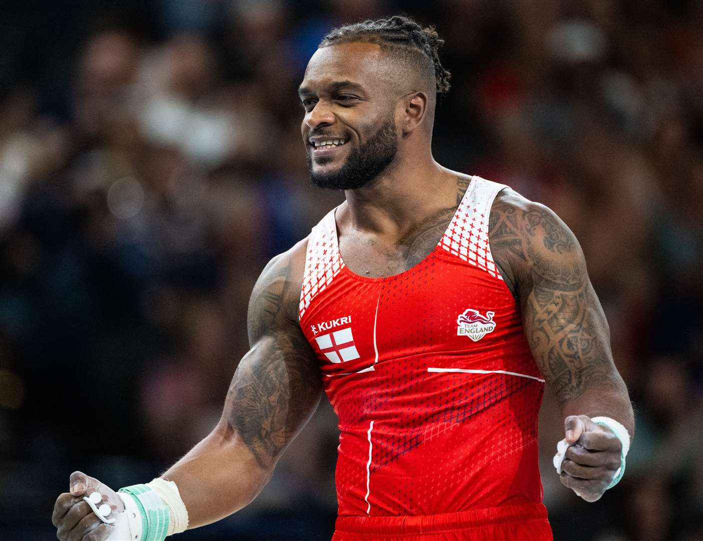 Maidstone gymnast Courtney Tulloch has enjoyed great success at the home Commonwealth Games. Picture: Team England