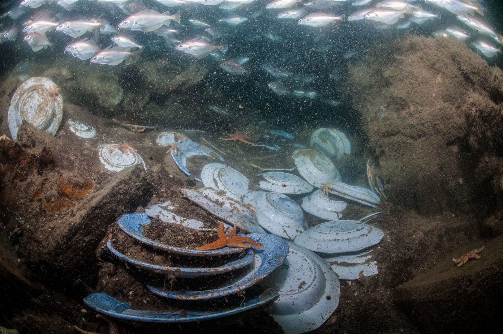 The wreckage contains 'pristine ceramics'. Picture: Historic England