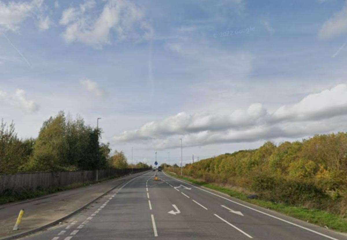 Swale Way will be partially closed from Lloyds Drive to the Swale Way roundabout. Picture: Google Maps