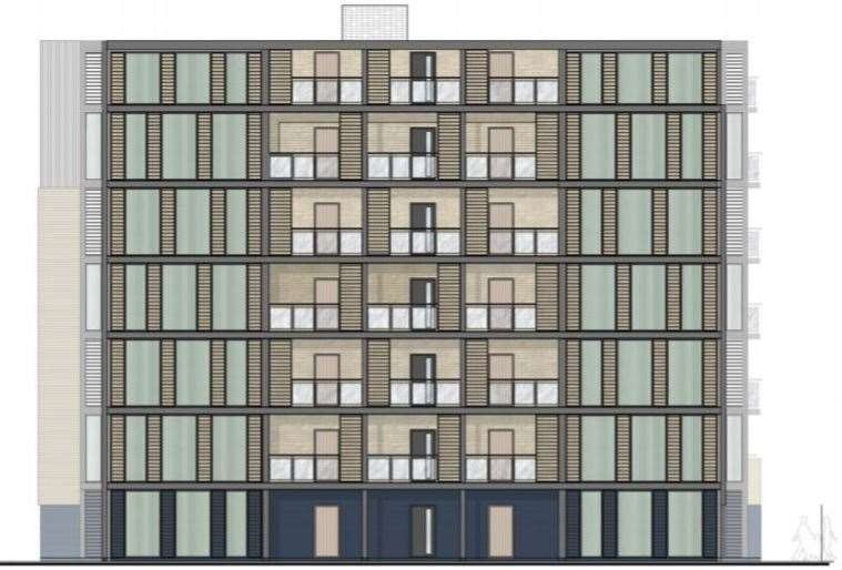 Plans for the Pentagon Motors site, which sits at the rear of the Tap N Tin nightclub in Chatham