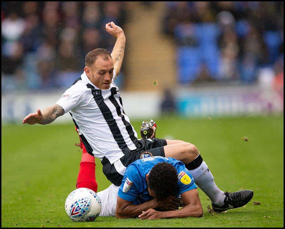 Portsmouth v Gillingham match action Picture: Ady Kerry (4633454)