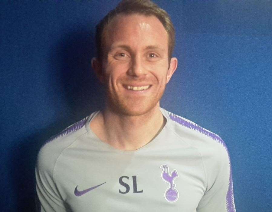 Stuart Lewis coaches the under-16s at Tottenham