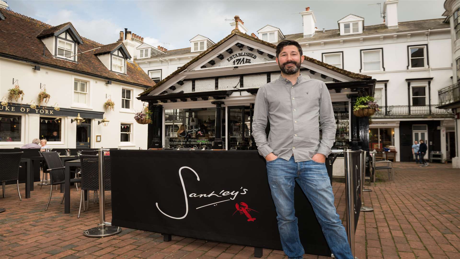 Owner Matt Sankey outside Sankey's in Tunbridge Wells