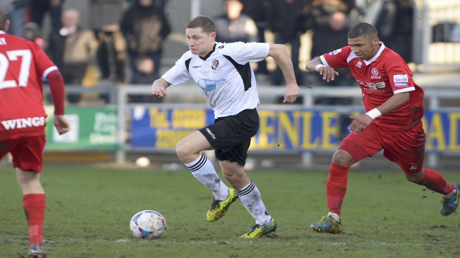 Dave Martin in action during his second spell at Dartford