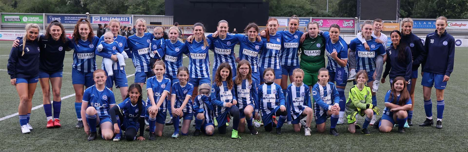 Aylesford - defeated in the DFDS Kent Women's Cup Final. Picture: PSP Images